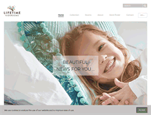 Tablet Screenshot of lifetimekidsrooms.com